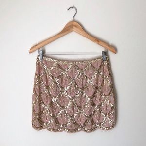 Francesca’s Collection Sequin Skirt